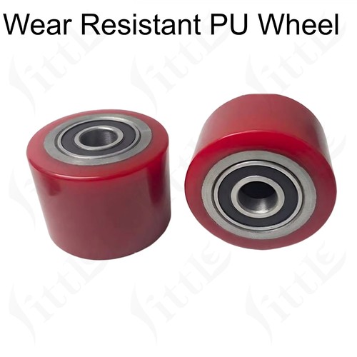 Pallet truck wheel white nylon - truck,