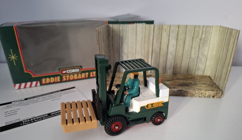 Eddie stobart forklift truck - stobart,