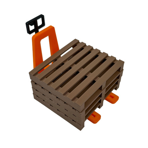Pallet pump truck - pump, coaster