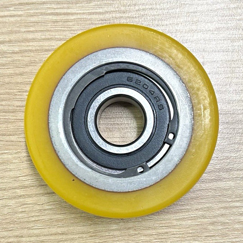 Yellow polyurethane pallet - yellow,