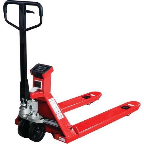 Hand pallet truck with - pallet,